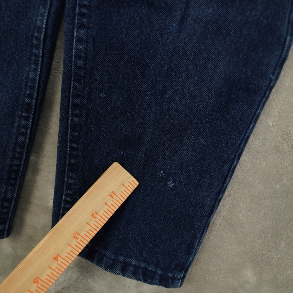 Vintage Lee High Waisted Tapered Leg 80s Jeans Women's 12P Dark Wash 28x27.5 - Picture 8 of 10